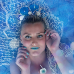 Stephanie Doktor als Meerjungfrau