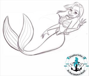 Ausmalbild Nr. 1 von Schwimmschule Stephariella